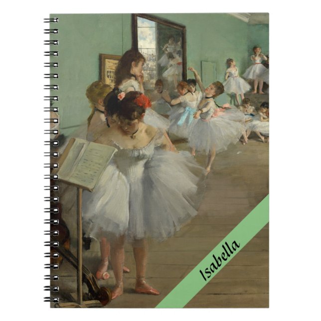 Gift for Ballerina Dancer: Girl Recital Ballet Art Notebook (Front)