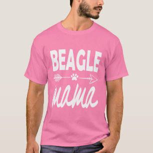 Gift For Beagle Mom, Funny Mama Beagle T- T-Shirt