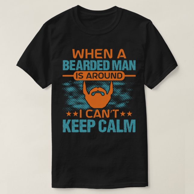Gift for Beard Bearer and Barber 2 T-Shirt (Design Front)