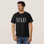Gift For Best Dad Ever Minimal Personalized Names T-Shirt (Front Full)