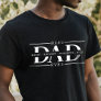 Gift For Best Dad Ever Minimal Personalized Names T-Shirt