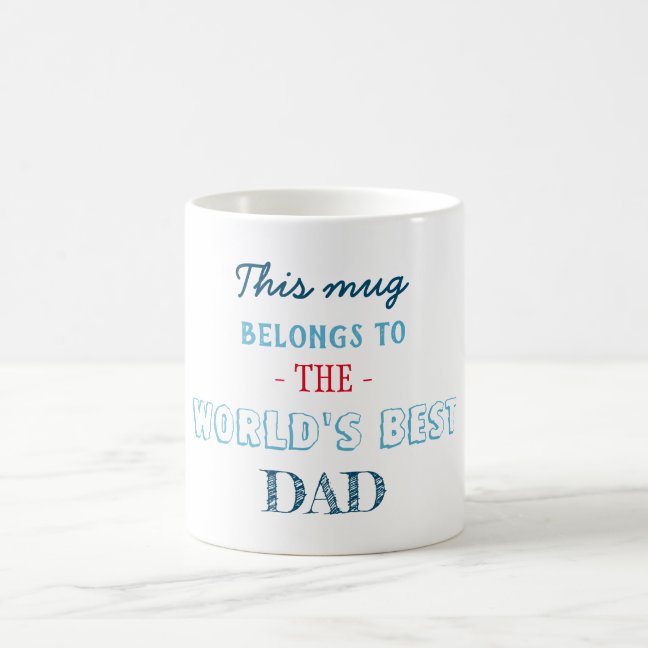Gift for best dad father coffee mug