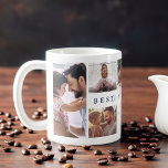 Gift For Best Daddy Ever Family Photo Collage Navy Coffee Mug<br><div class="desc">Show your amazing daddy just how wonderful and loved he is with our stylish "Best Daddy Ever" custom 8 photo collage mug. The design features "Best Daddy Ever" in a stylish navy typography design and customized with 8 of your own special family photos. Great gift for father's day, birthday, anniversary,...</div>
