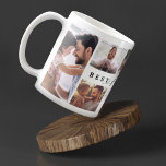 Gift For Best Father Ever Family Photo Collage Coffee Mug<br><div class="desc">Show your amazing father just how wonderful and loved he is with our stylish "Best Father Ever" custom 8 photo collage mug. The design features "Best Father Ever" in a stylish black typography design and customized with 8 of your own special family photos. Great gift for father's day, birthday, anniversary,...</div>