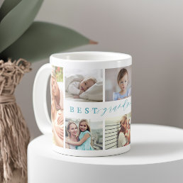 Gift For Best Grandma Ever Family Photo Collage Coffee Mug