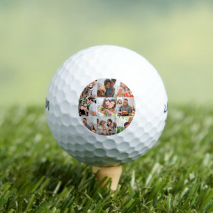 Gift For Best Mom Ever Family Photo Collage Golf Balls