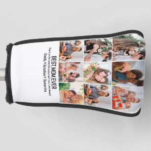 Gift For Best Mom Ever Family Photo Collage Golf Head Cover