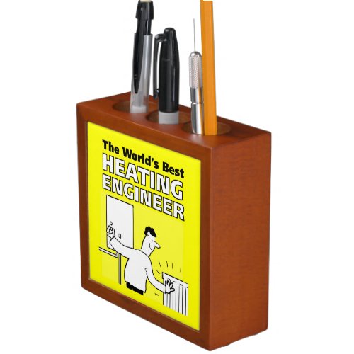 Gift for Best Plumber or Heating Engineer Pencil Holder