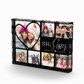 Gift For Big Sister 7 Photo Collage Heart BFFs (Right)