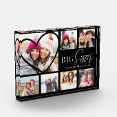 Gift For Big Sister 7 Photo Collage Heart BFFs (Left)