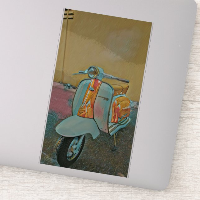 Gift for biker sticker (Detail)