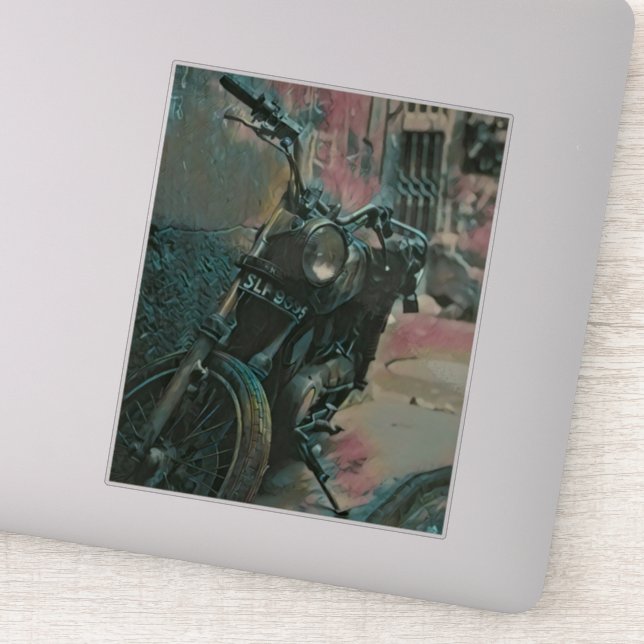 Gift for bikers sticker (Detail)