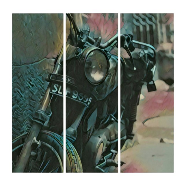 Gift for bikers triptych (Front)