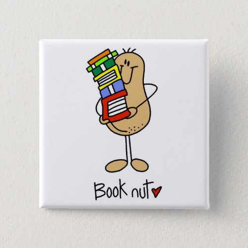 Gift For Book Lover Pinback Button