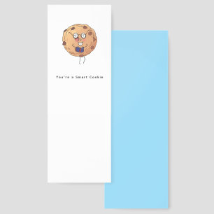 Gift for book lover, smart cookie, cute bookmarks