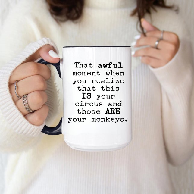 Gift for Boss, that Awful Moment when You Realize Mug (Creator Uploaded)