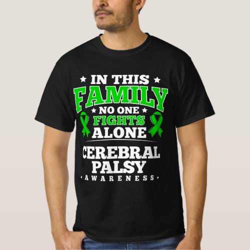 Gift for Brain Damage Patients _ Green Awareness R T_Shirt