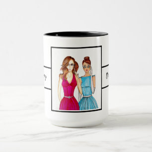 Gift for Bridesmaids Ringer 15oz Mug