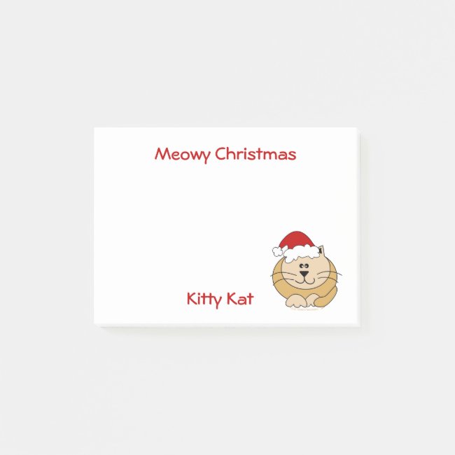 Gift for Cat Lover Meowy Christmas Personalized 