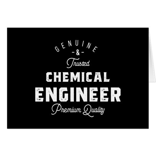 Gift for Chemical Engineer Cards (Front Horizontal)