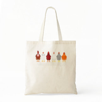Gift for Chicken Lovers  Celebrate Diversity Farm Tote Bag