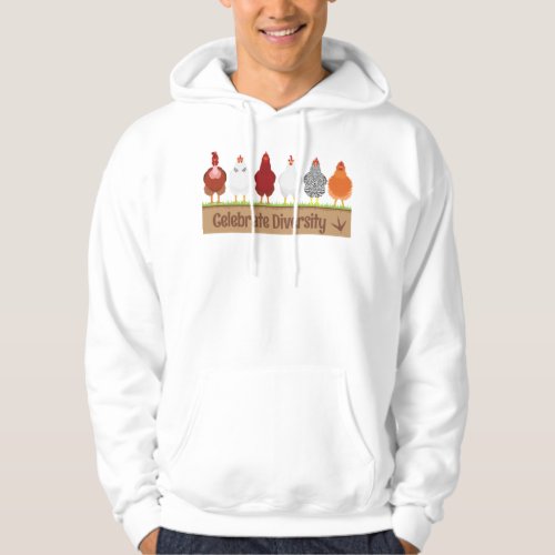 Gift for Chicken Lovers Farm Pet Celebrate Hoodie