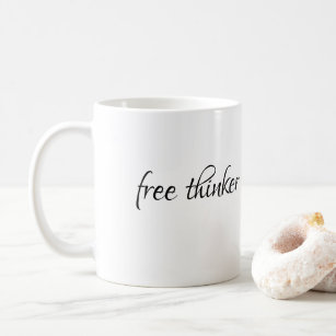 Gift for Conspiracy Theorist Free Thinker Resist Coffee Mug