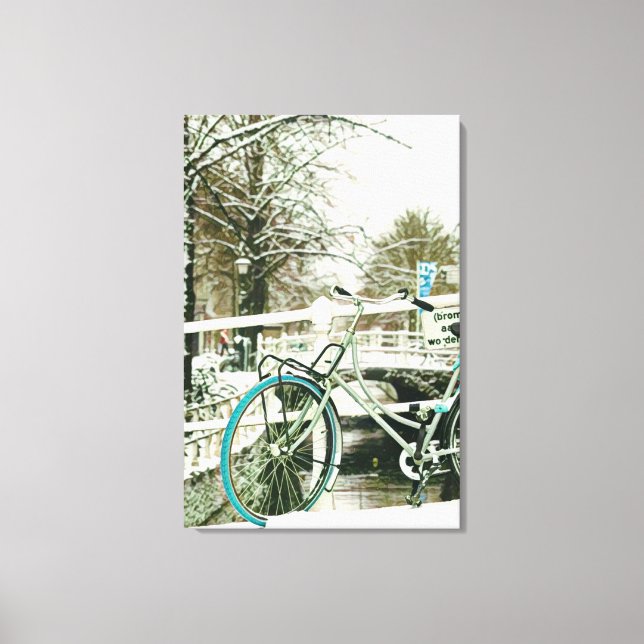Gift for cycling lover canvas print (Front)