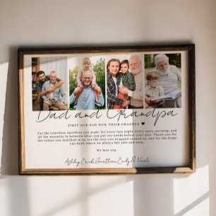Gift for Dad And Grandpa from Kids and Grandkids Poster