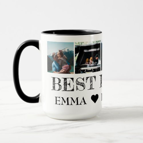 Gift For Dad Personalized Photo Collage Coffee Mug