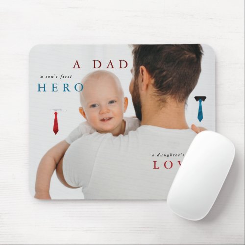 Gift For Dad _Photo  Mouse Pad