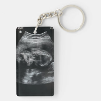 Gift for Dad-to-be Note from baby Custom Photo  Keychain