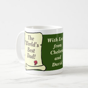 Gift for Dad to Personalise. Coffee Mug