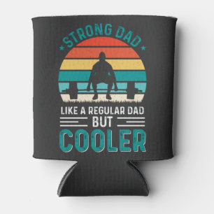Gift for Dads who work out; crossfit; weights; gym Can Cooler
