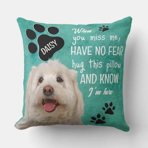 Gift for dog lover _ Custom Memorial pillow