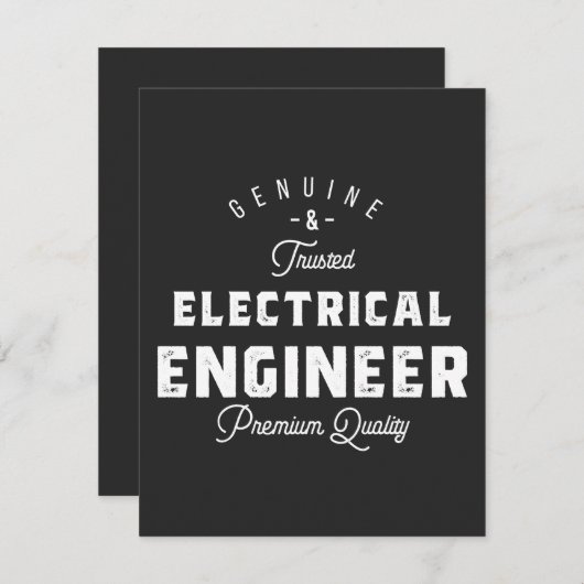 Gift for Electrical Engineer (Front/Back)