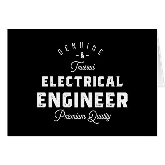 Gift for Electrical Engineer Cards (Front Horizontal)