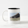 Gift For Farmer Vintage Barn Photo  Two-Tone Coffee Mug