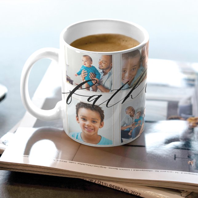Gift for Father | Father's Day Photo Collage Coffee Mug