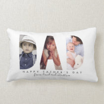Gift for Father's Day Personalized Photo Collage Lumbar Pillow Gift for Father's Day Personalized Photo Collage Lumbar Pillow