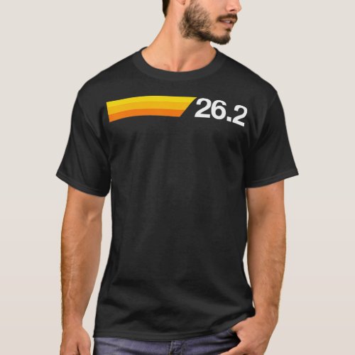 Gift For First Marathon 262 Marathoner Retro Runne T_Shirt