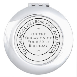 Gift for Friend on her Birthday Compact Mirror