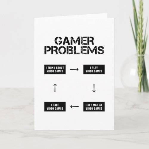 Gift for Gamer Boys Funny Video Game Fan Card