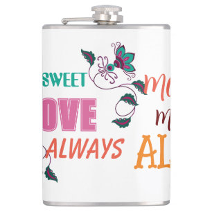 GIFT FOR GIRLFRIEND, WIFE, HUSBAND, BOYFRIEND, MOM FLASK