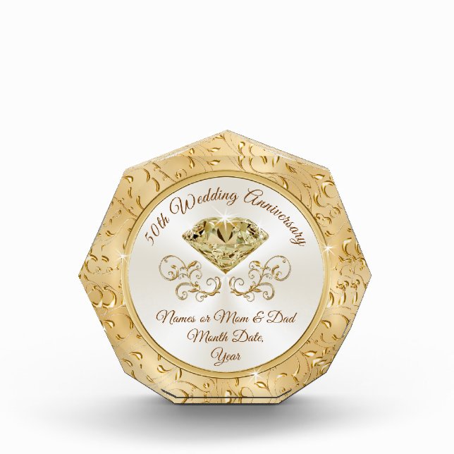 Gift for Golden Jubilee Marriage Anniversary (Front)