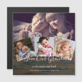 Gift For Grandma Grandpa Photo Collage Grandparent (Front/Back)