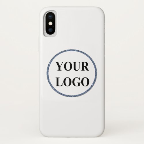 Gift for Grandma Personalized ADD YOUR LOGO iPhone X Case