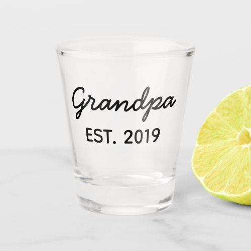 Gift for Grandpa Est 2019 Whiskey Glasses for New