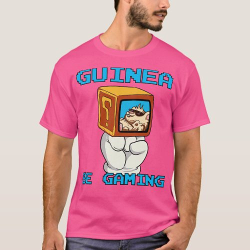 Gift for Guinea Pig Lovers Cute Gaming Guinea Pig T_Shirt