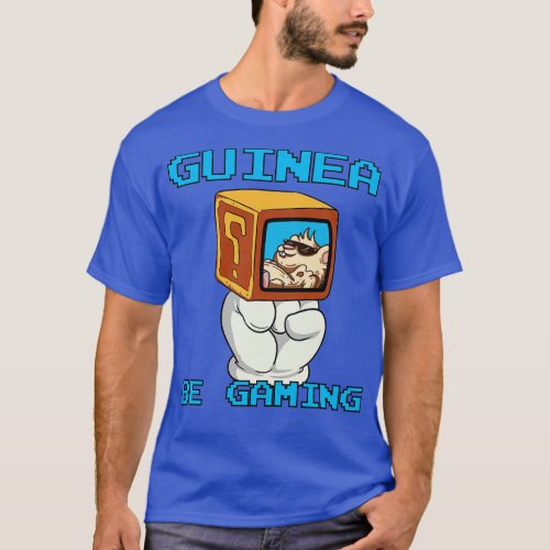 Gift for Guinea Pig Lovers Cute Gaming Guinea Pig T_Shirt